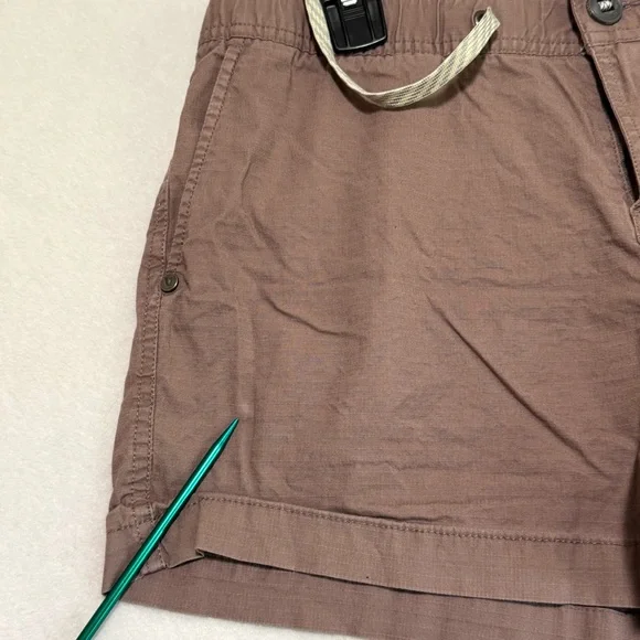 Vuori Vintage Ripstop Women’s Short Mauve Hazel Brown Size M - Picture 11 of 13